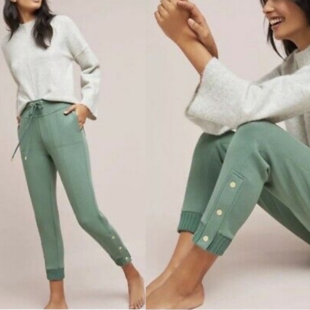 Anthropologie green Dylan lounge joggers size XS